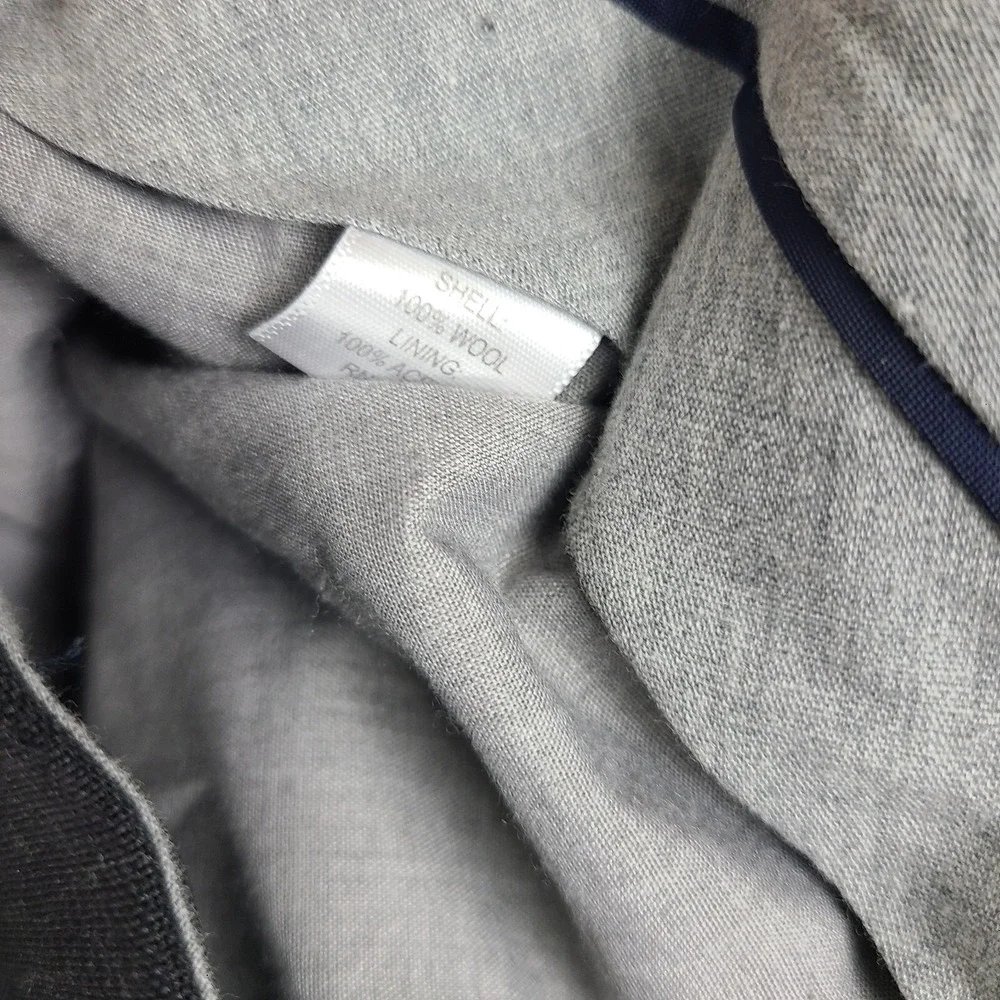 Banana‎ Republic Dress Pants Mens 38 x 32 Dark Gray Plaid Classic Fit Slacks